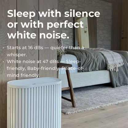 The  Air Purifier Max 3-In-1, Medical Grade, HEPA Filter, Ultra-Quiet, Coverage up to 1950 Sq Ft, Smart - White