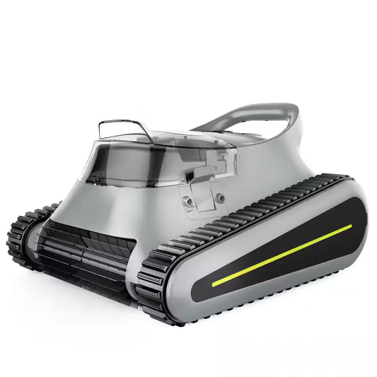 Robotic Pool Vacuum, Cordless Pool Vacuum Robot for above Ground and Inground Pools Wall Floor Waterline Cleaning