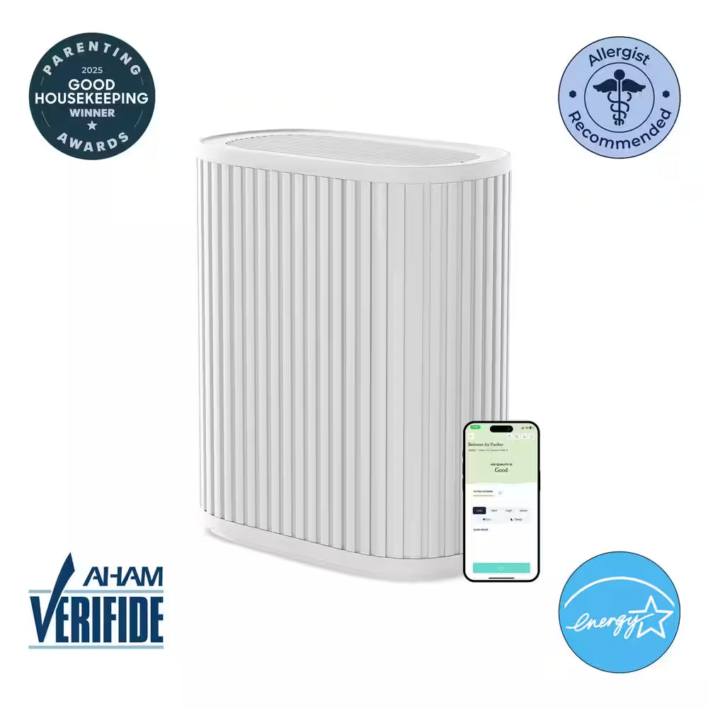 The  Air Purifier Max 3-In-1, Medical Grade, HEPA Filter, Ultra-Quiet, Coverage up to 1950 Sq Ft, Smart - White