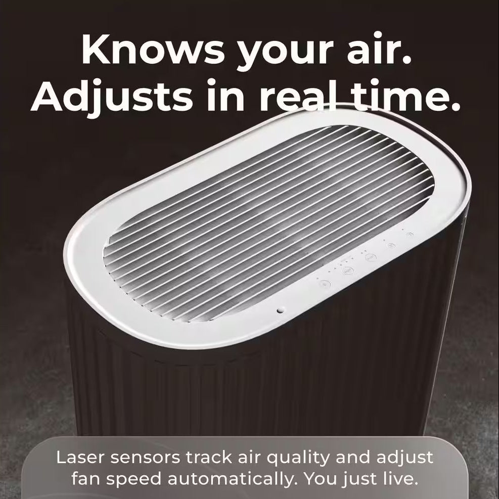 The  Air Purifier Max 3-In-1, Medical Grade, HEPA Filter, Ultra-Quiet, Coverage up to 1950 Sq Ft, Smart - White