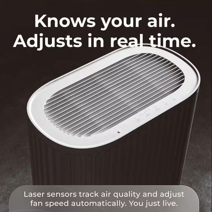 The  Air Purifier Max 3-In-1, Medical Grade, HEPA Filter, Ultra-Quiet, Coverage up to 1950 Sq Ft, Smart - White